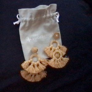 Tuckernuck rafia earrings